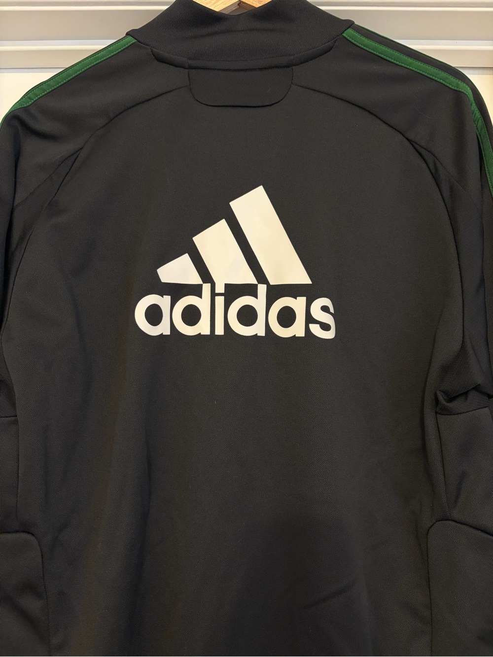 ADIDAS Men's Black and Green Portland Timbers Training Top Soccer, Size Large - Picture 4 of 6